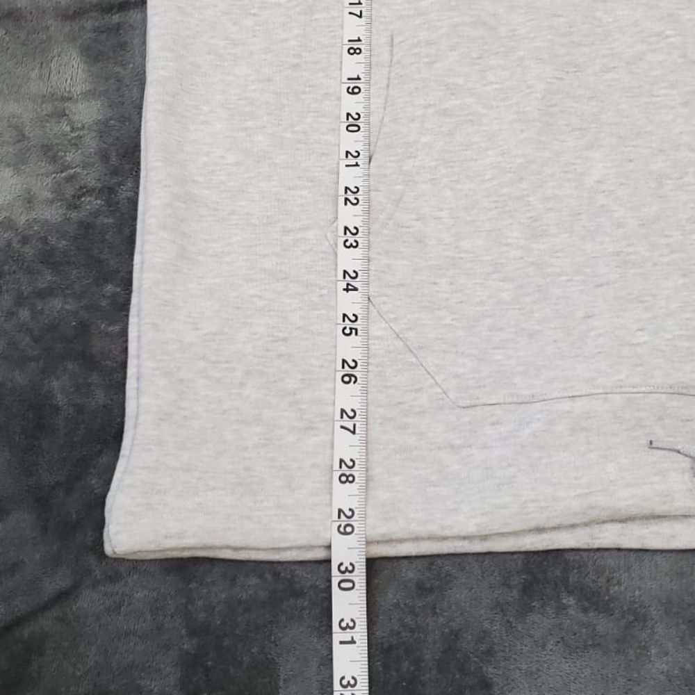 Adidas Hoodie Sport Open Hem White/LIGHT GREY  Size M Men's - Picture 10 of 16